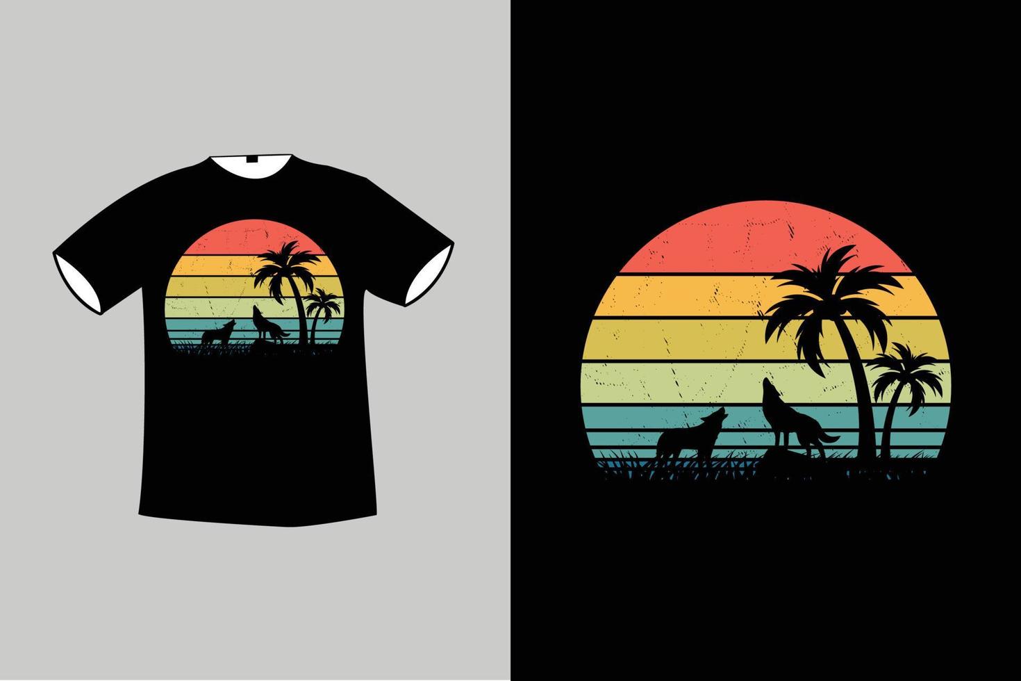 Retro Vintage T-shirt Design vector