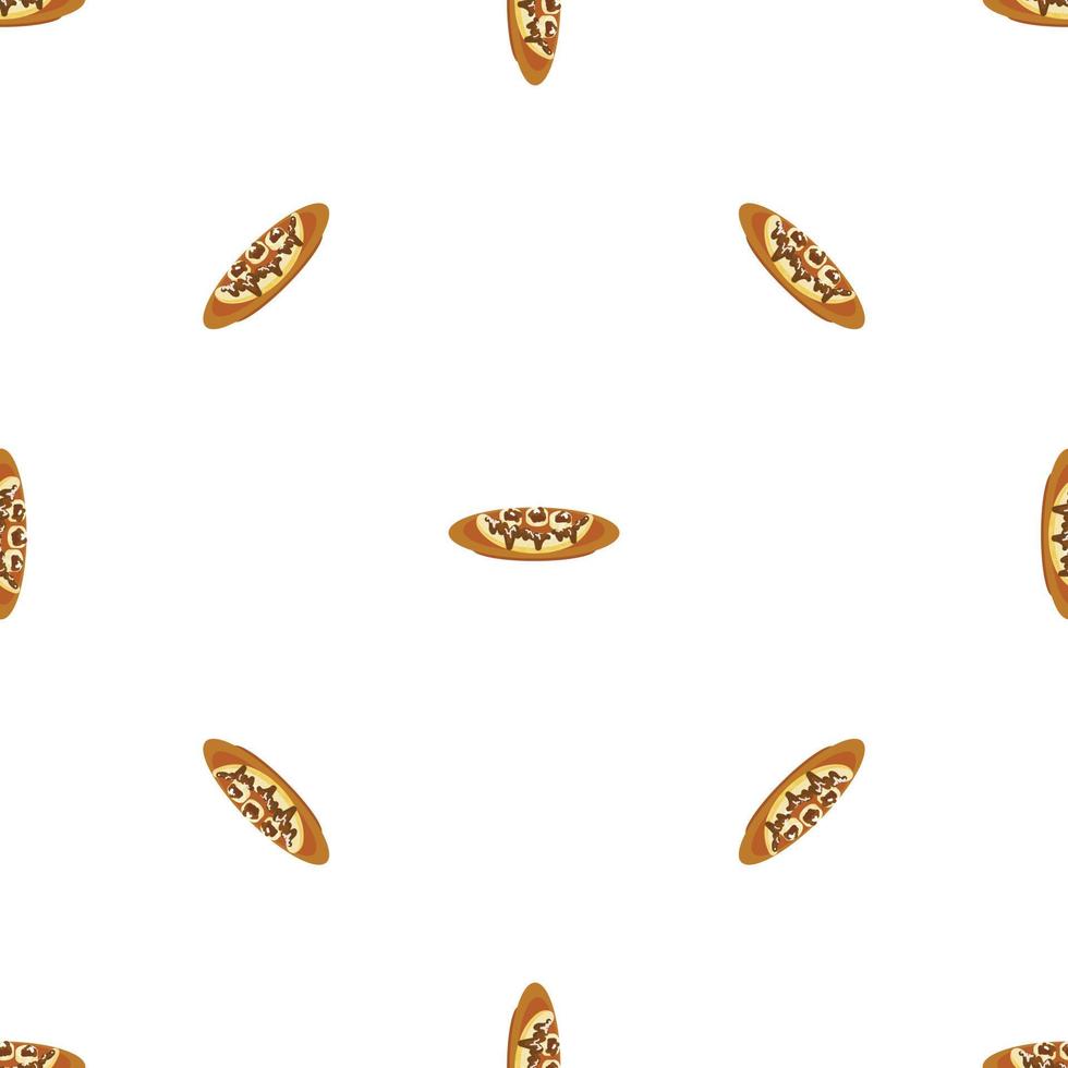 Chocolate banana pattern seamless vector