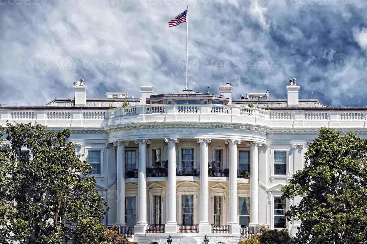 Washington White House on sunny day photo