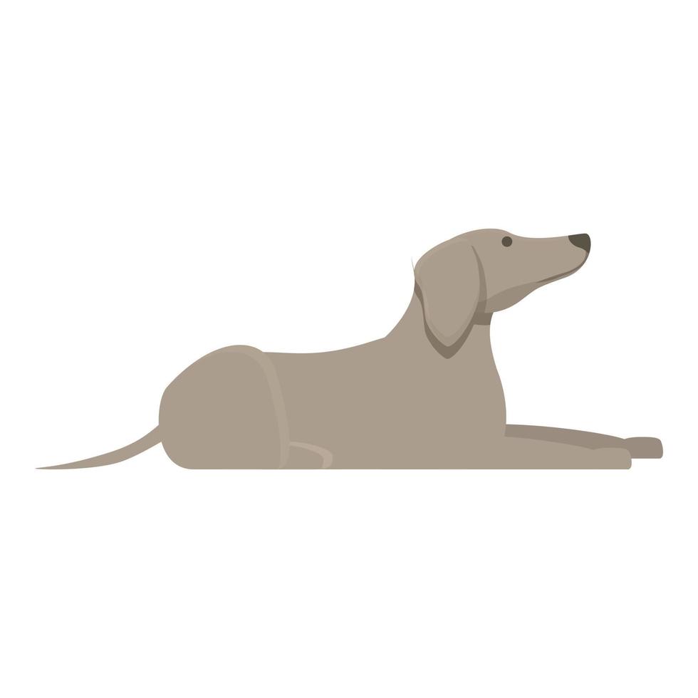 Greyhound relax icon cartoon vector. Dog animal vector