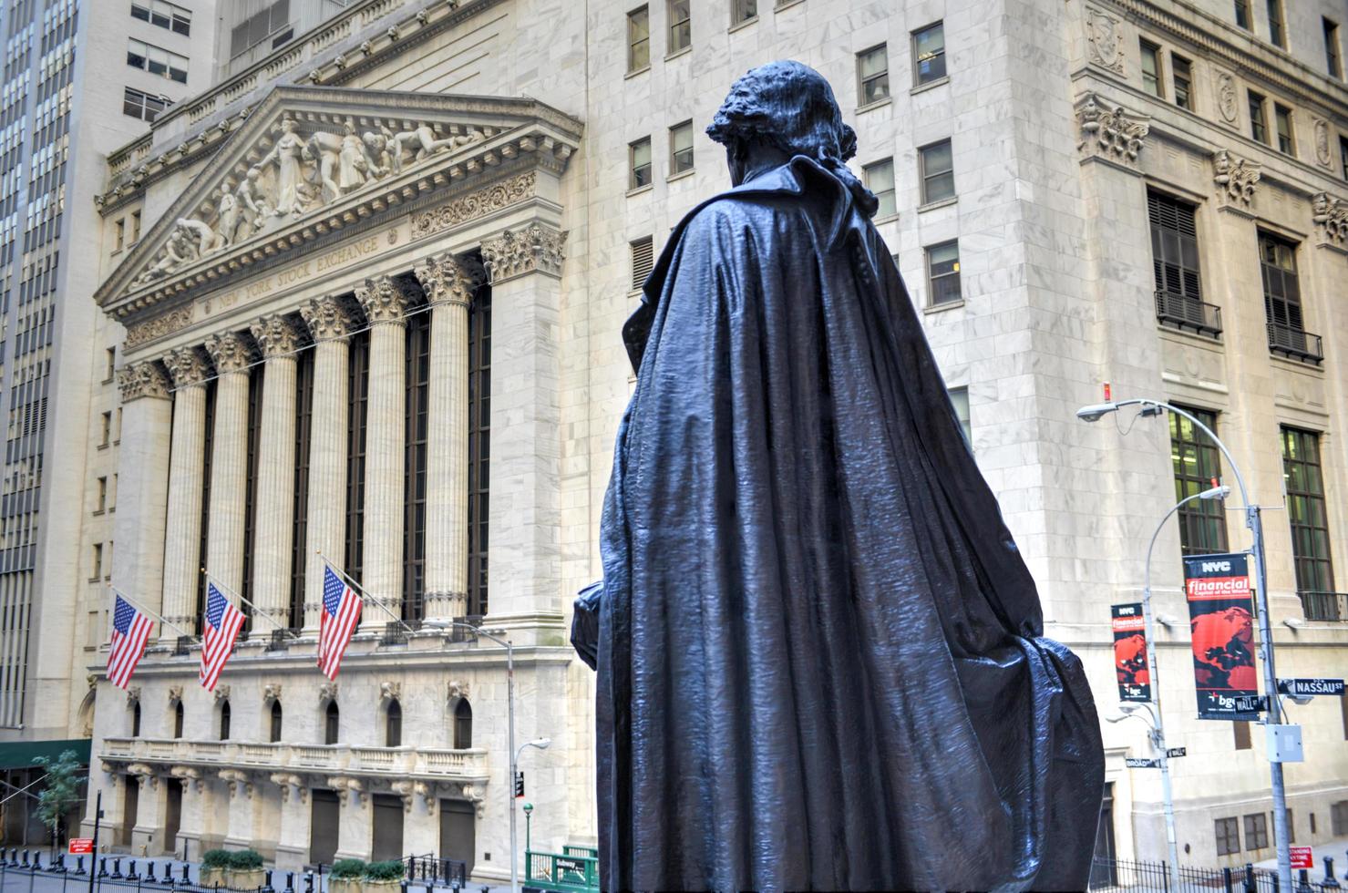 George Washington, Federal Hall, Wall St, Manhattan, NY, 2022 photo