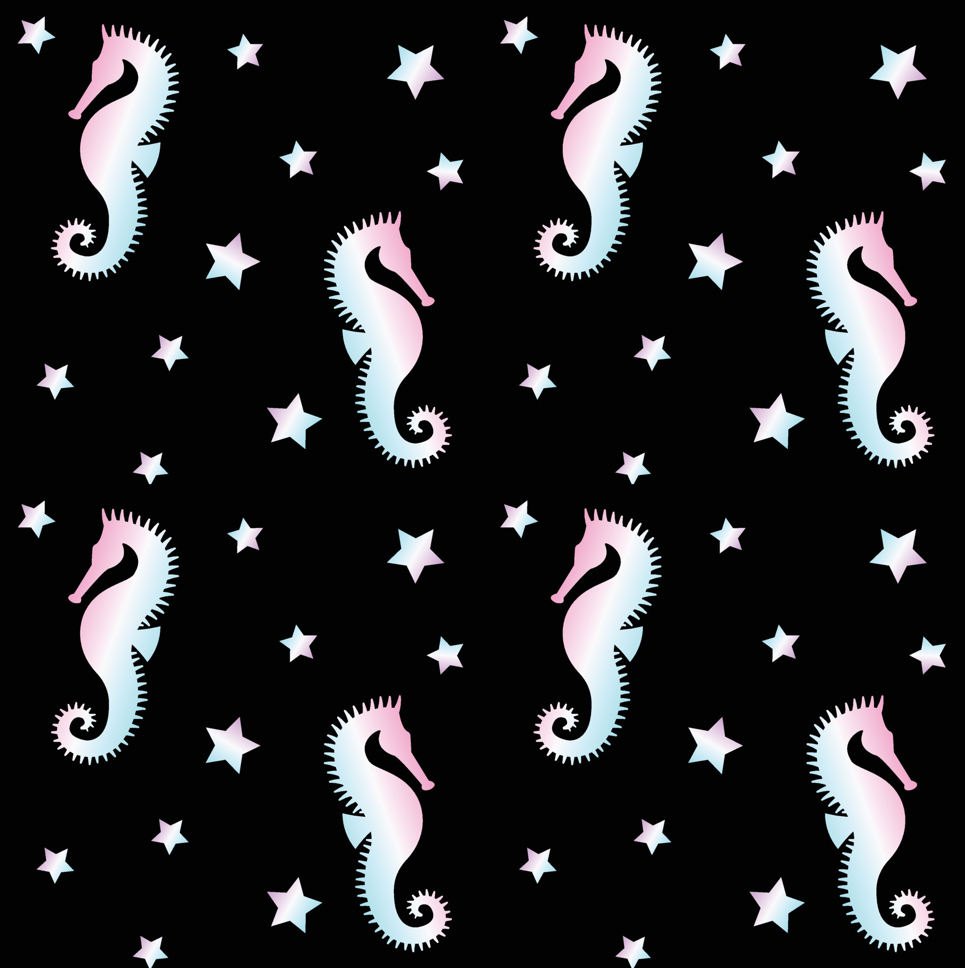 Seamless pattern of seahorse 19084382 Vector Art at Vecteezy