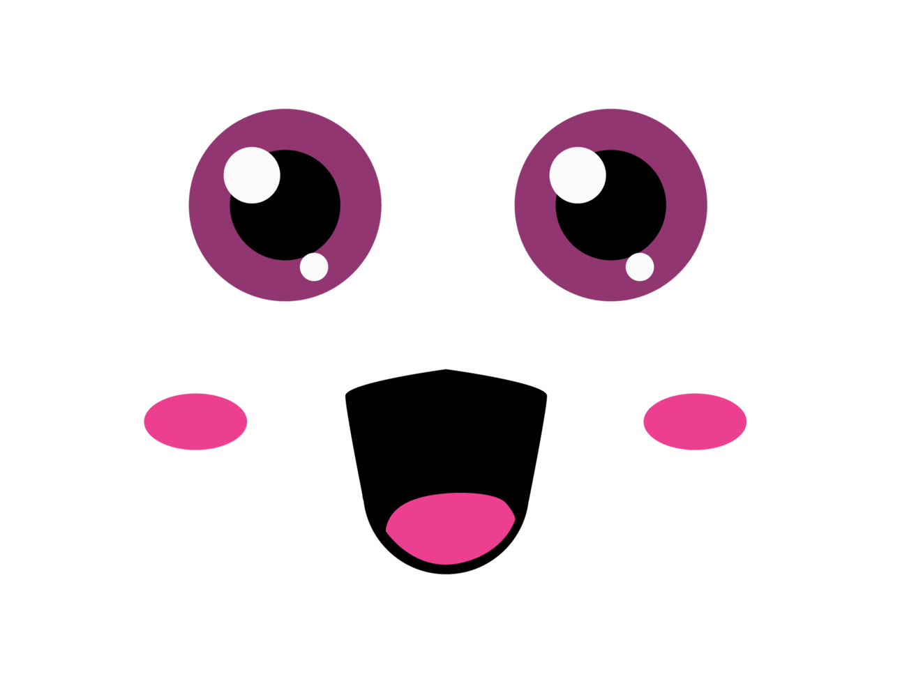 Cheerful Cartoon Character Expressions png