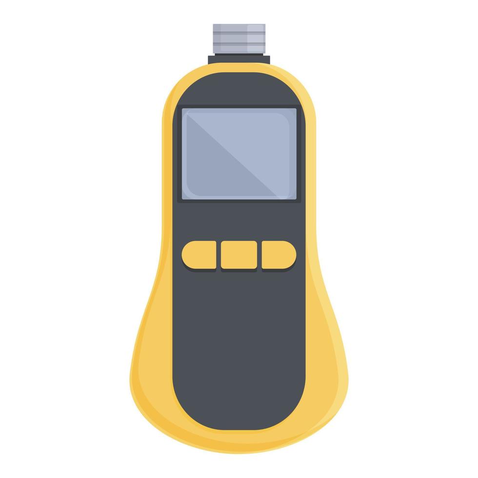 Gas detector tool icon cartoon vector. Check equipment vector