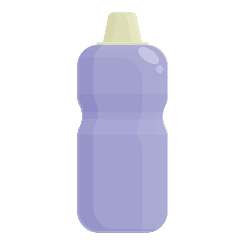 Domestic cleaner icon cartoon vector. Liquid bottle vector