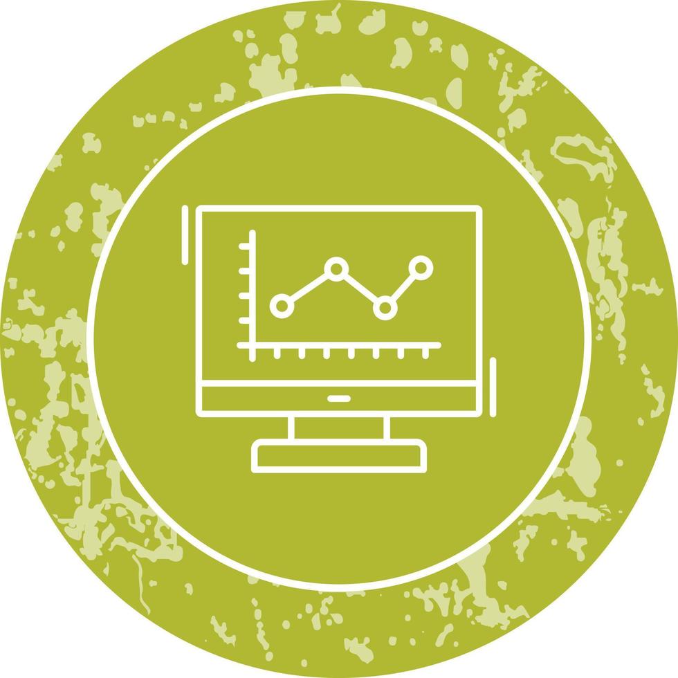 Line Chart Vector Icon