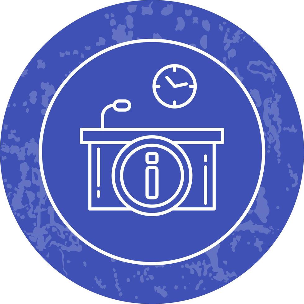 Information Desk Vector Icon