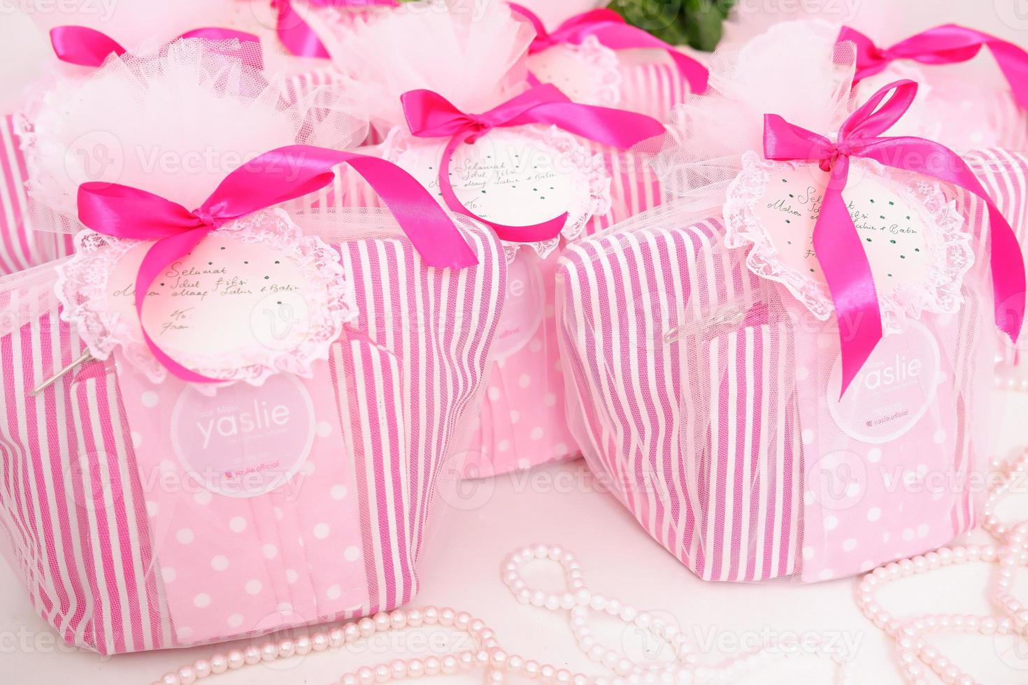 beautiful gift basket as a background photo