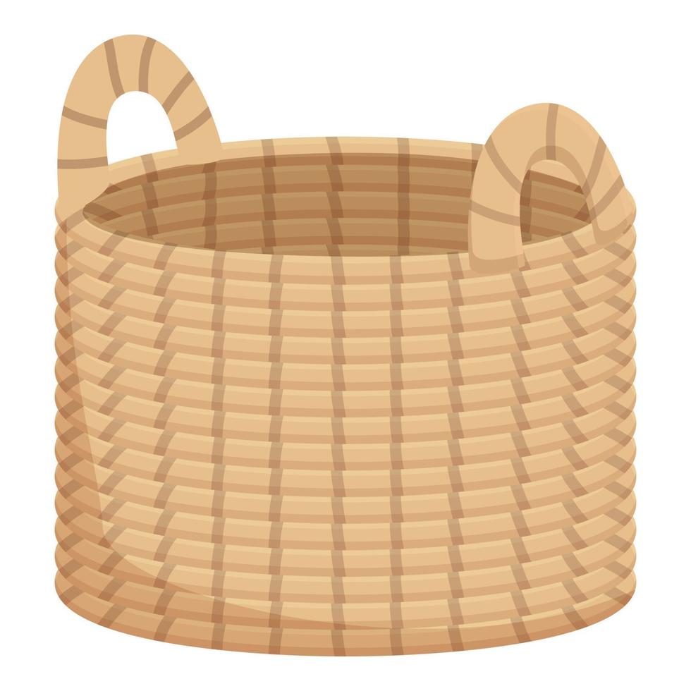 Knot basket icon cartoon vector. Natural braid vector