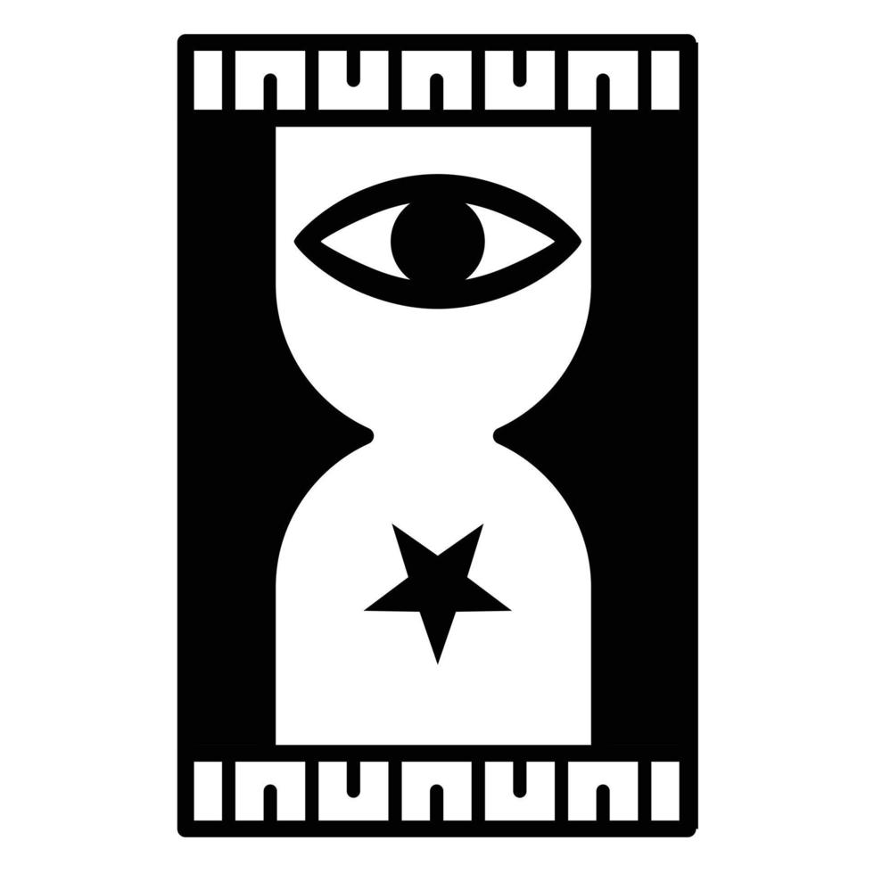 Illuminati symbol aesthetic tatto design vector