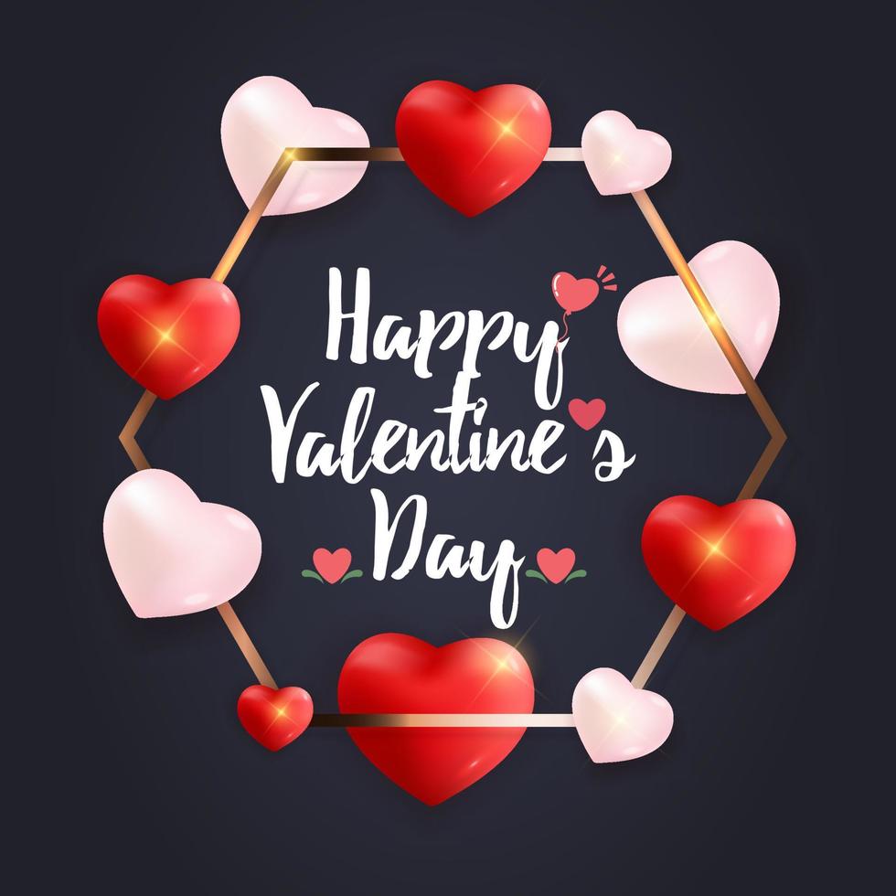 valentine's day background vector