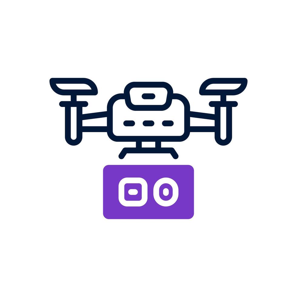 camera drone icon for your website, mobile, presentation, and logo design. vector