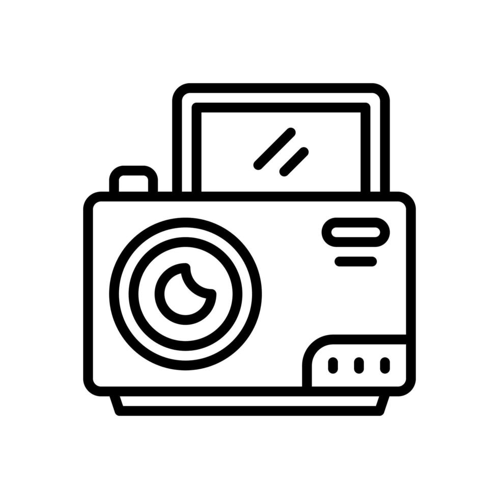 icono de cámara para su sitio web, móvil, presentación y diseño de logotipo. vector