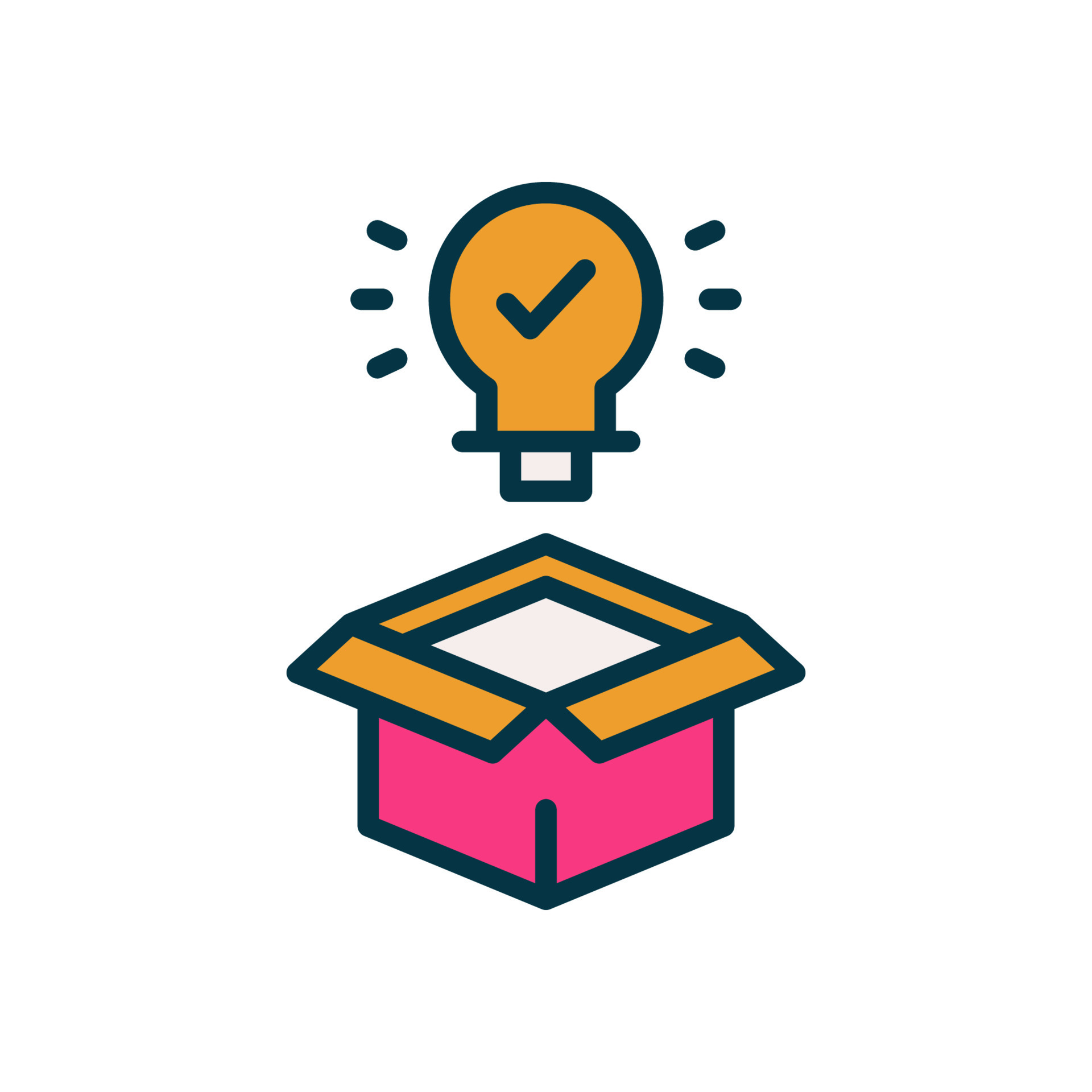 out of the box icon for your website, mobile, presentation, and logo