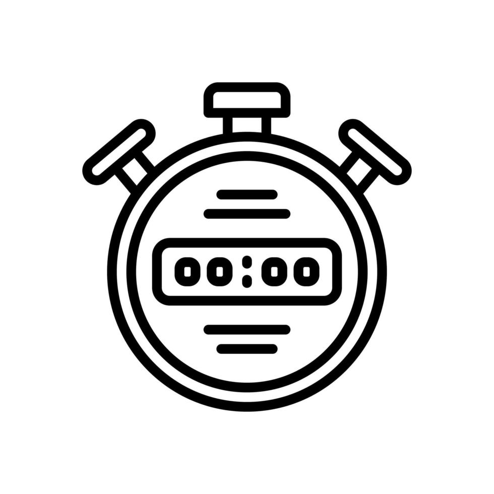 stopwatch icon for your website design, logo, app, UI. vector