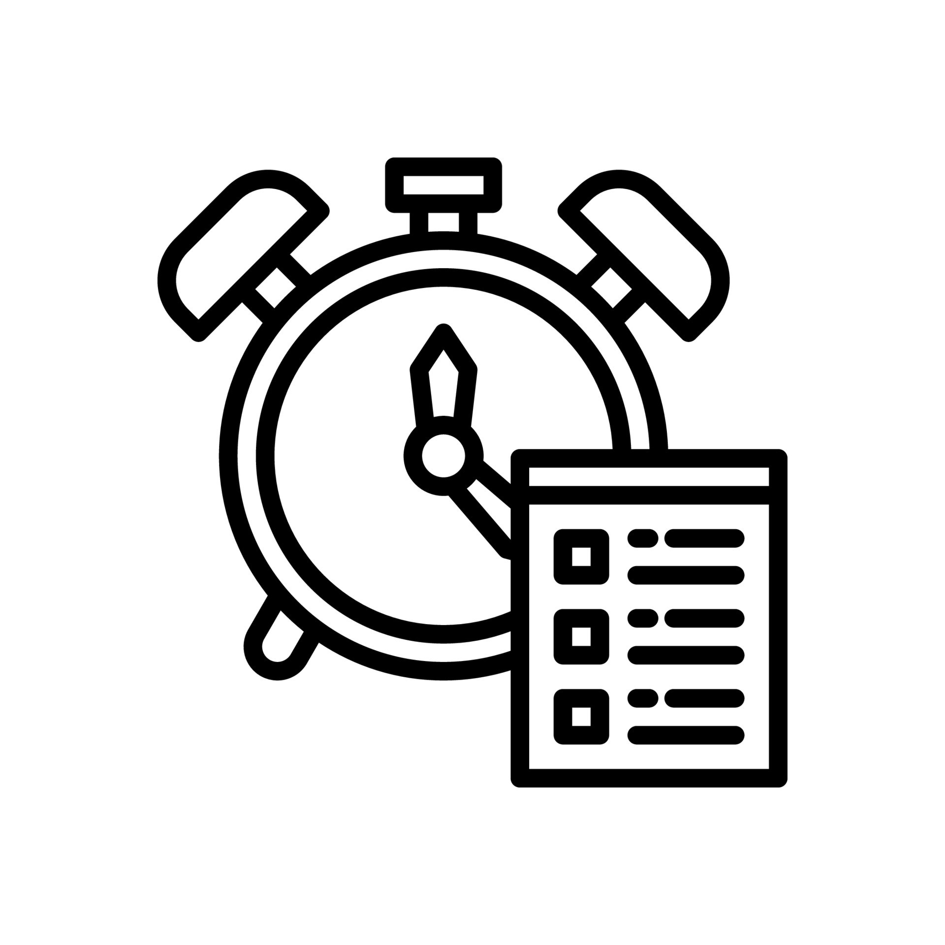 time management icon for your website design, logo, app, UI. 19088798