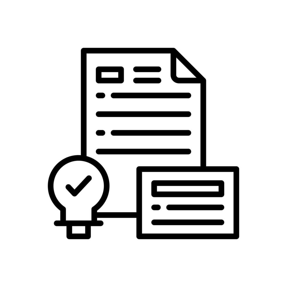 document icon for your website, mobile, presentation, and logo design. vector