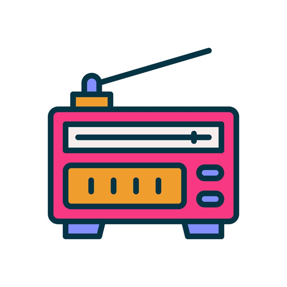 radio icon for your website, mobile, presentation, and logo design. vector