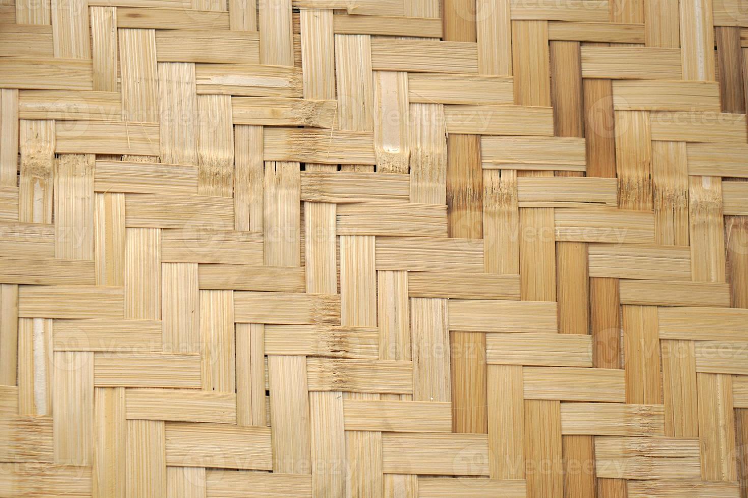Woven bamboo wall Thai style pattern nature texture background