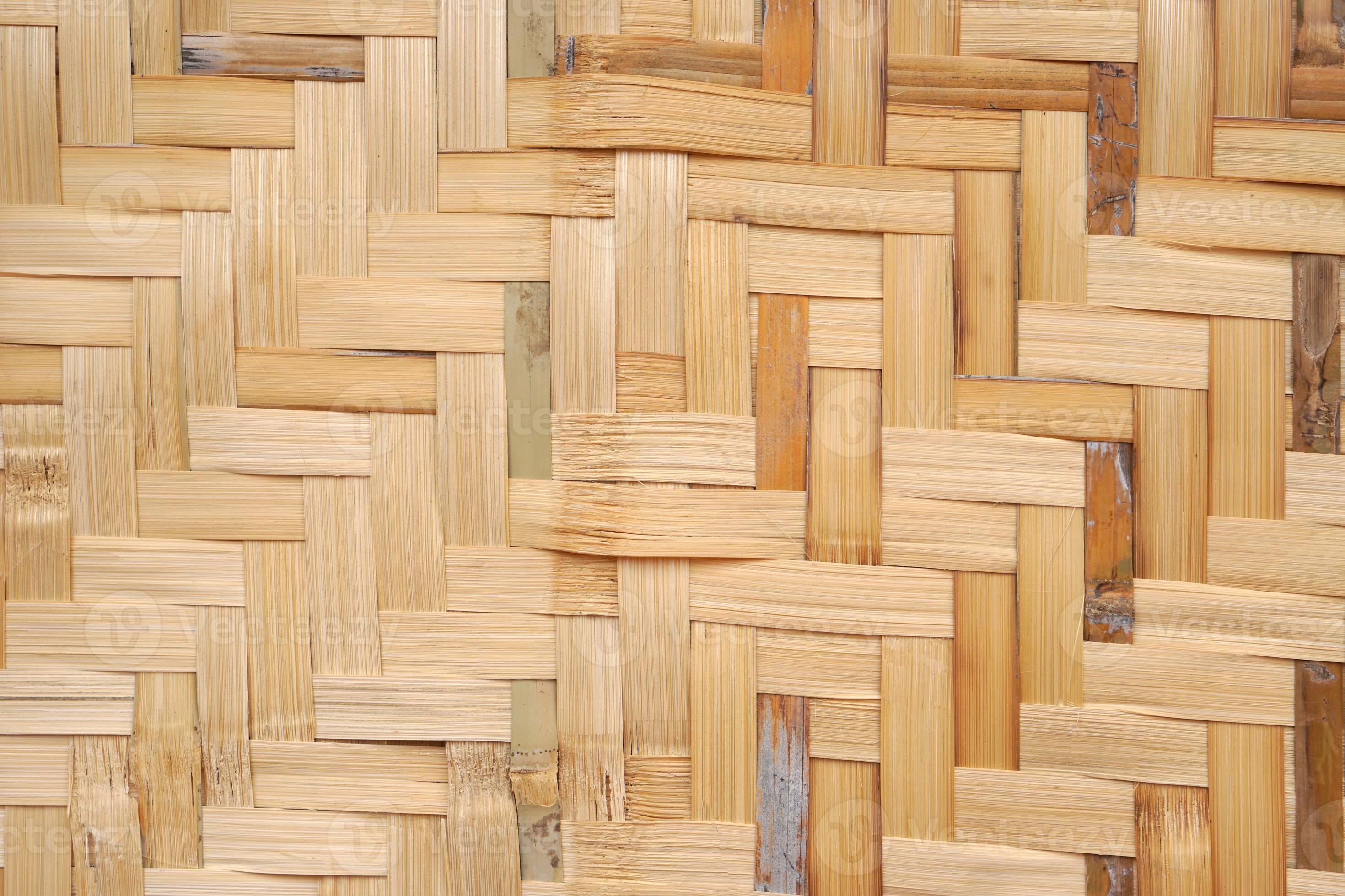 yellow bamboo weave pattern,woven pattern of bamboo 19090191 Stock