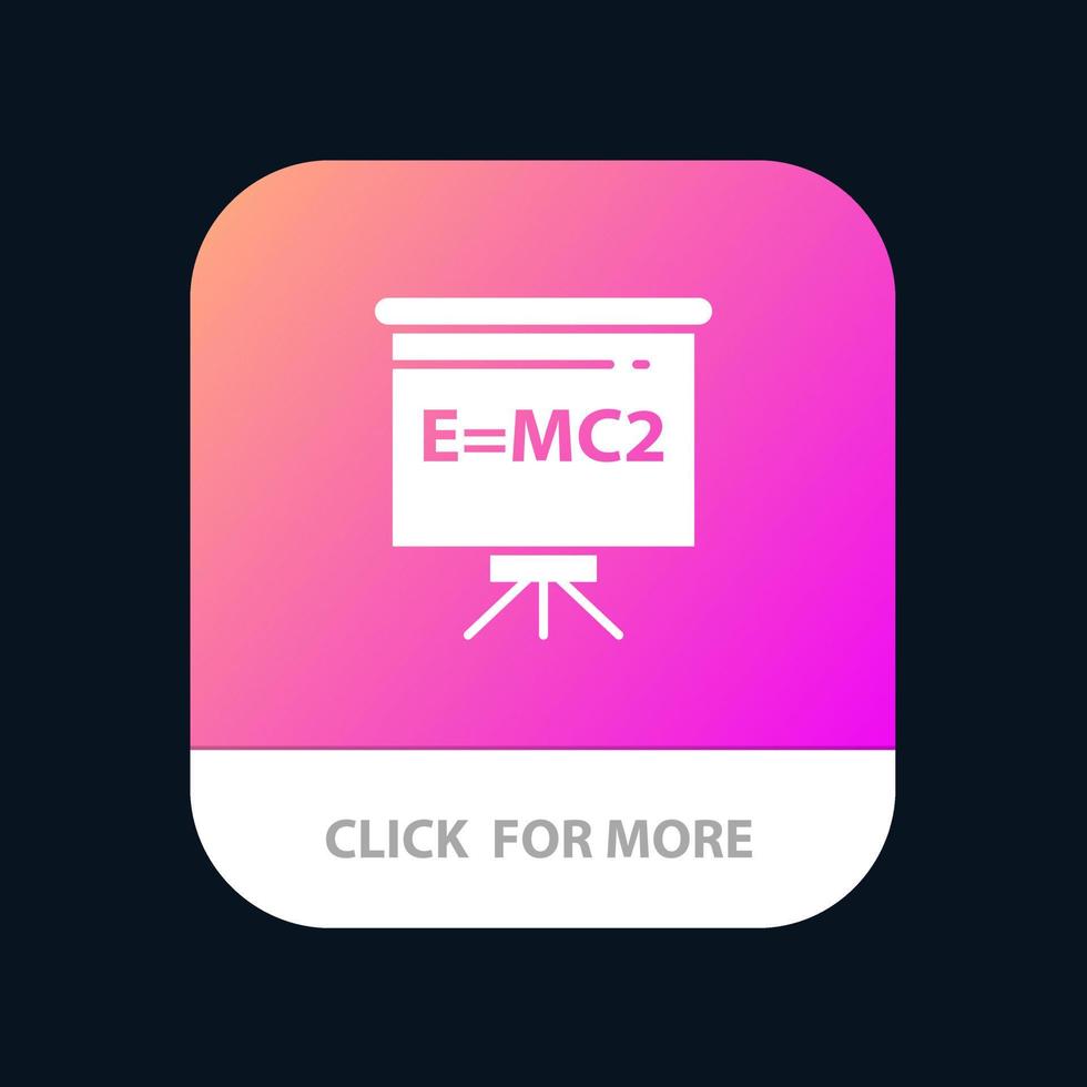 Classroom Teacher Board Education Mobile App Icon Design vector