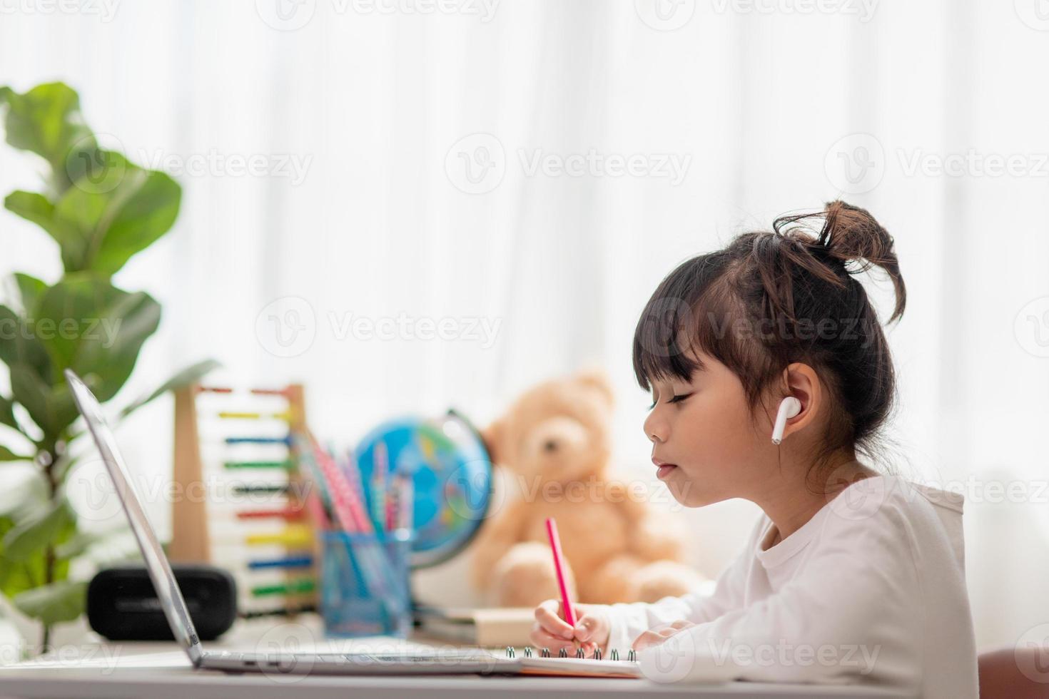 Asia students learn at home in coding robot cars and electronic board cables in STEM, STEAM, mathematics engineering science technology computer code in robotics for kids concept. photo