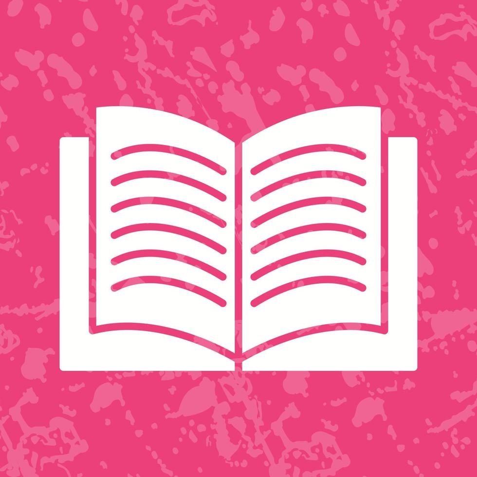 Unique Textbook Vector Icon