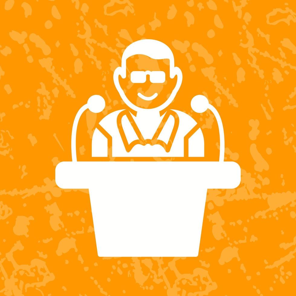 Unique Lecture Vector Icon