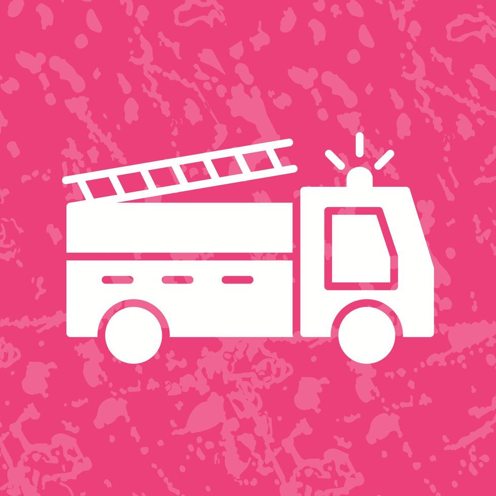Unique Fire Truck Vector Icon