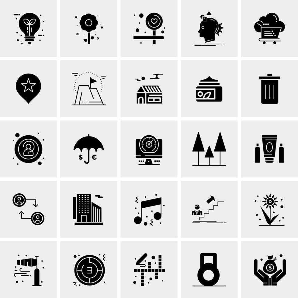 25 Universal Business Icons Vector Creative Icon Illustration to use in web and Mobile Related project