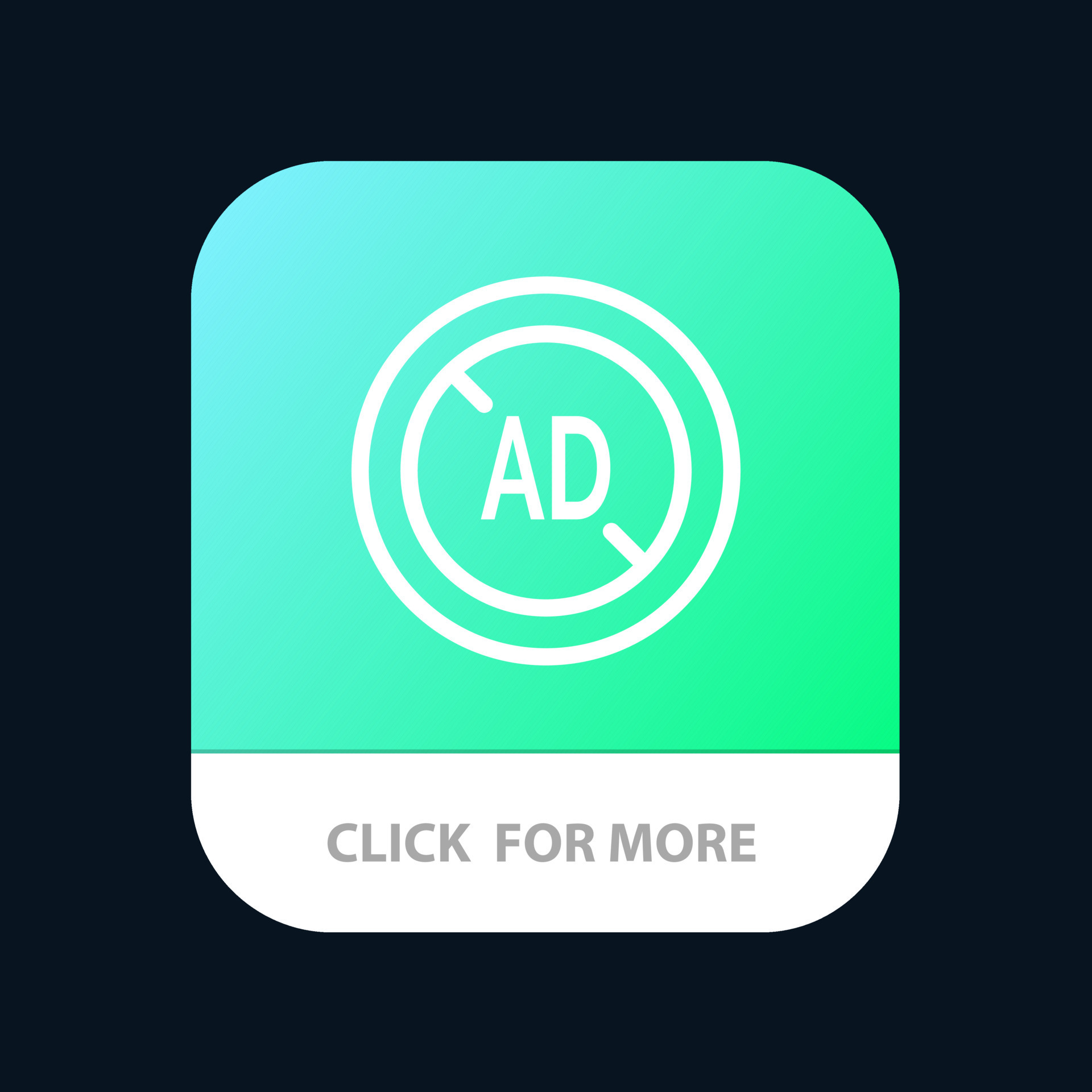 Ad Blocker Ad Blocker Digital Mobile App Button Android and IOS Line