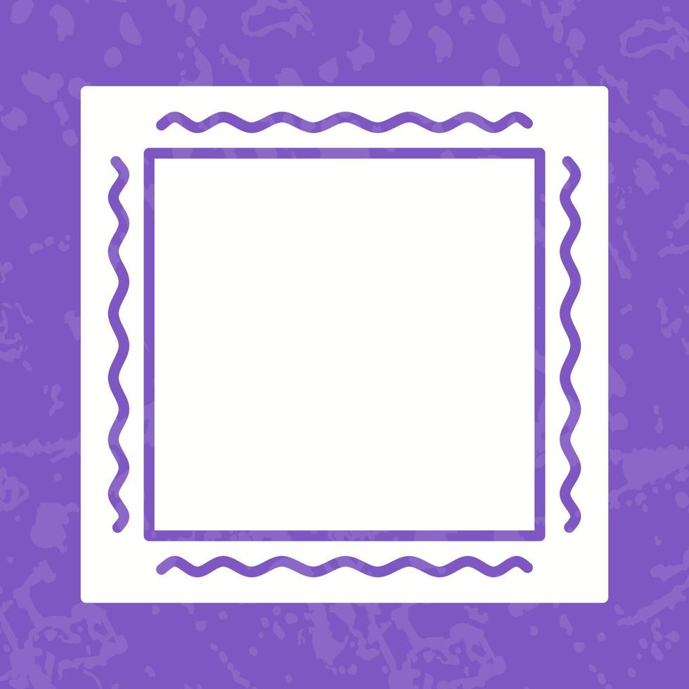 Unique Frame Vector Icon
