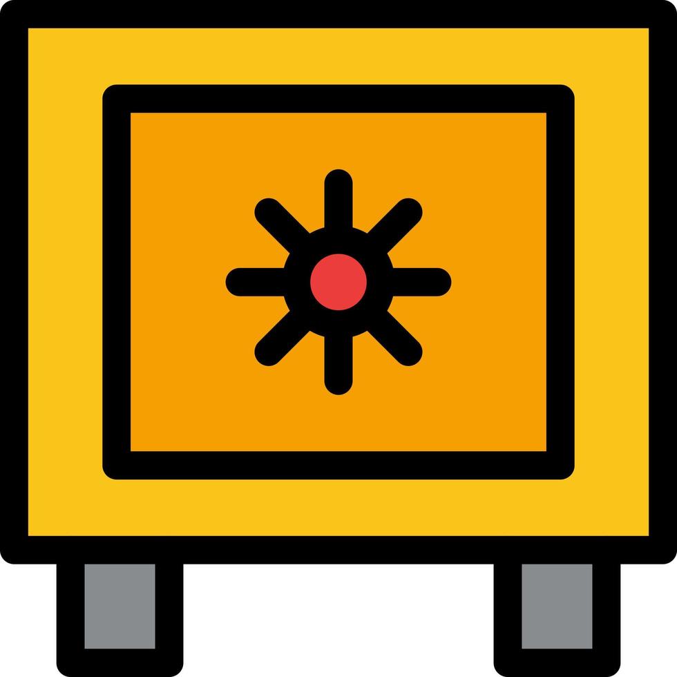 Locker Lock Global Logistic  Flat Color Icon Vector icon banner Template