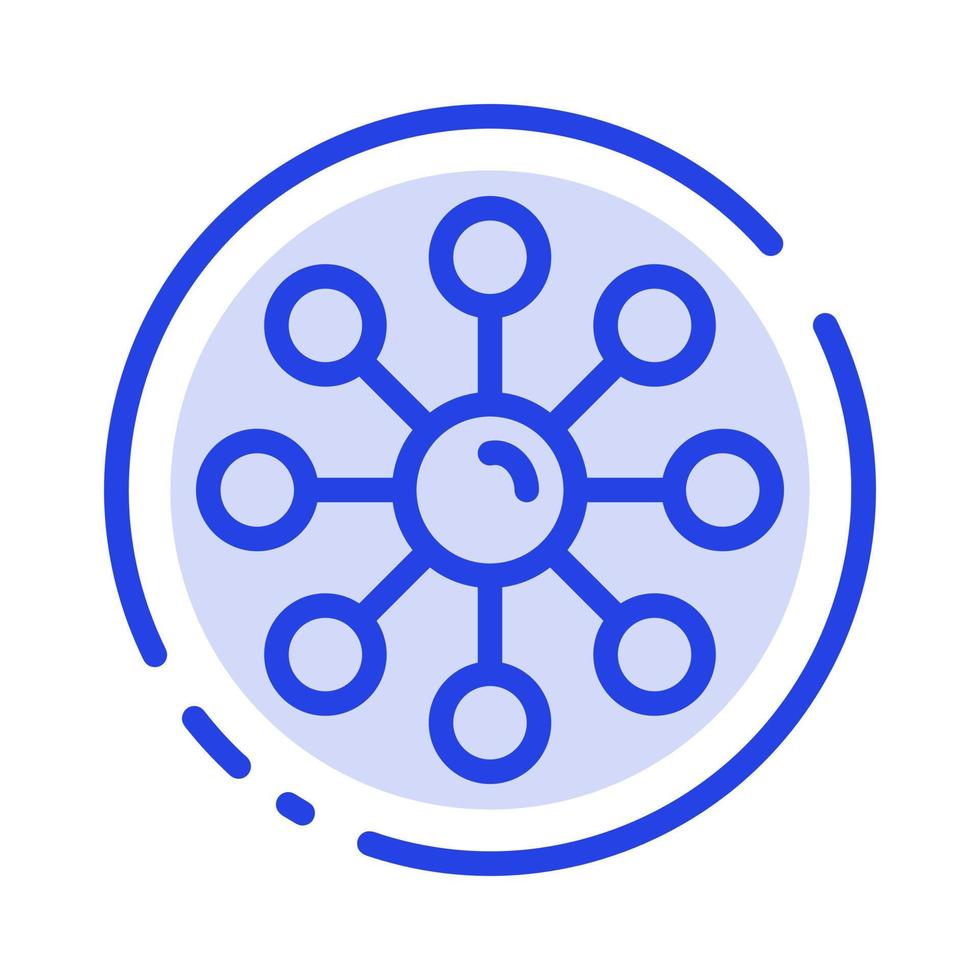Dry Skin Skin Skin Care Skin Skin Protection Blue Dotted Line Line Icon vector
