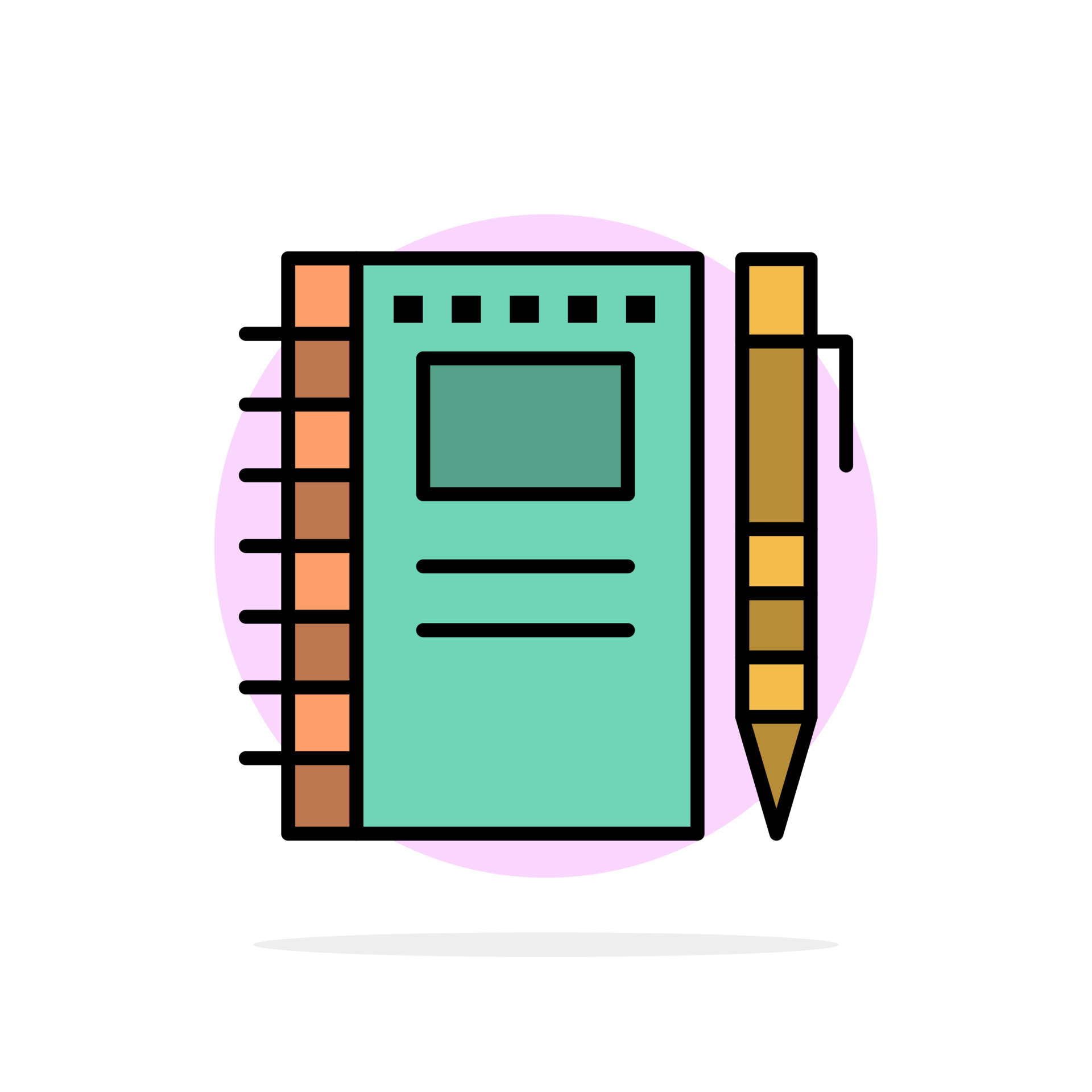 Sketch Notebook Drawing Notebook Pencil Sketch Abstract Circle