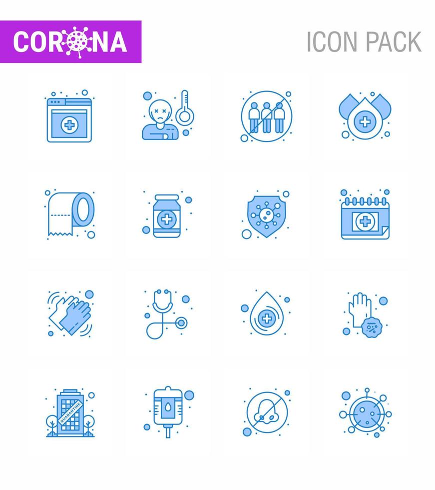 Coronavirus 2019nCoV Covid19 Prevention icon set tissue cleaning engagement water blood viral coronavirus 2019nov disease Vector Design Elements