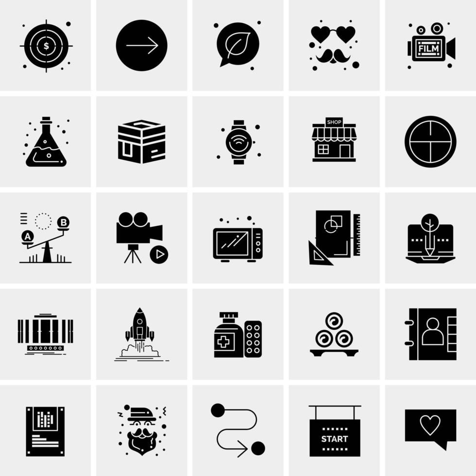 25 Universal Business Icons Vector Creative Icon Illustration to use in web and Mobile Related project