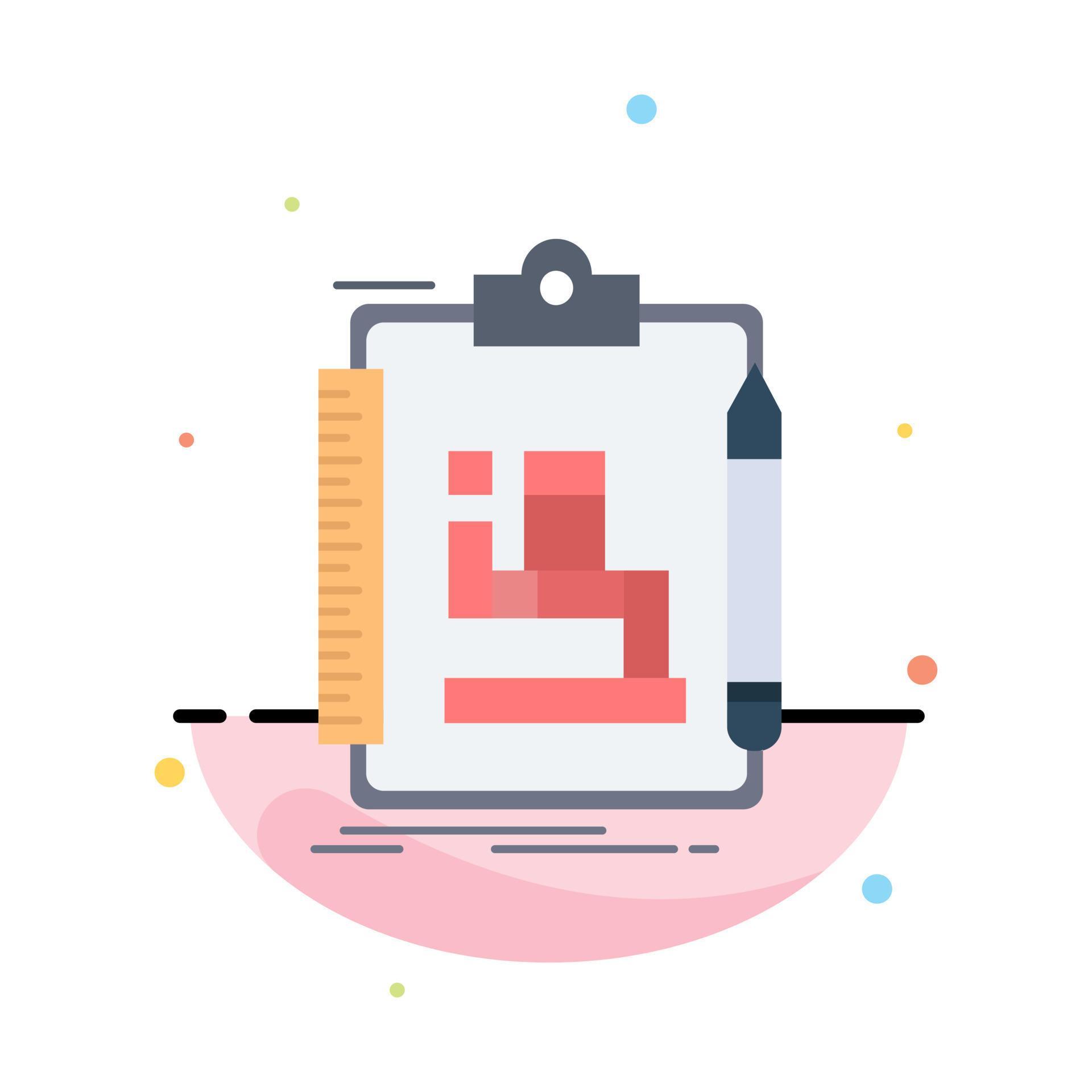 Algorithm process scheme work workflow Flat Color Icon Vector 19098577 ...