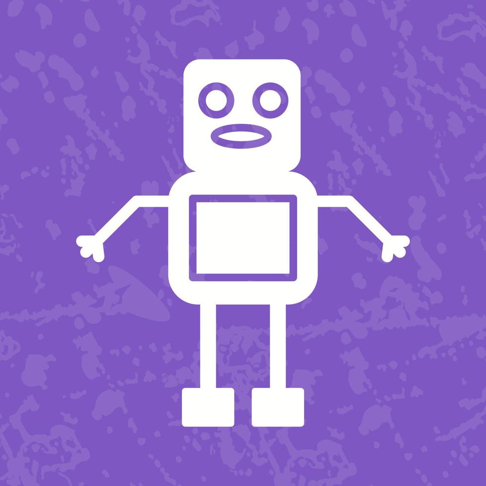 Unique Robot Vector Icon