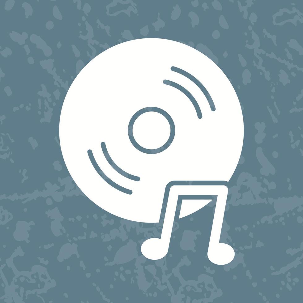 Unique Music CD Vector Icon