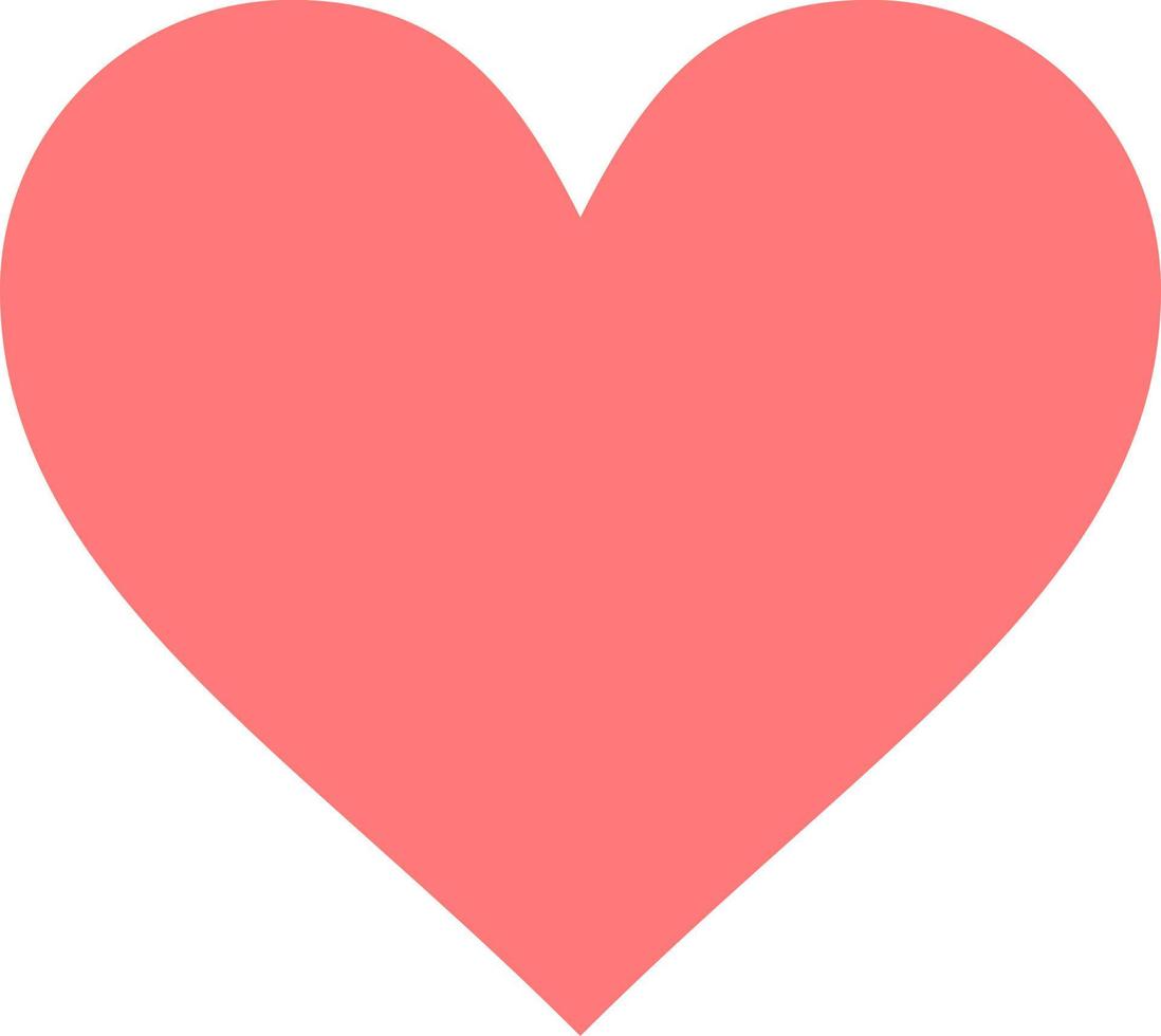Heart Love Like Twitter  Flat Color Icon Vector icon banner Template