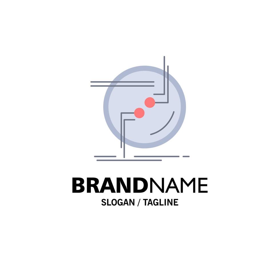 chain connect connection link wire Flat Color Icon Vector