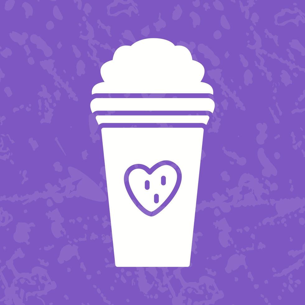 Unique Strawberry Milkshake Vector Icon