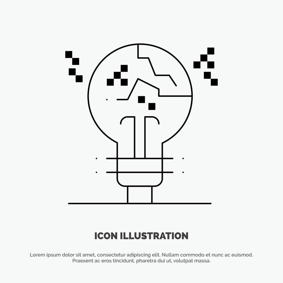 Concept Copycat Fail Fake Idea Line Icon Vector