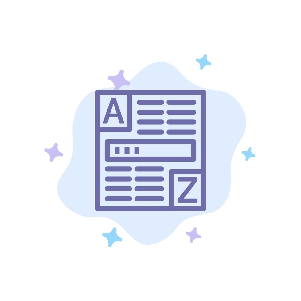 navegador web código internet icono azul sobre fondo de nube abstracta vector