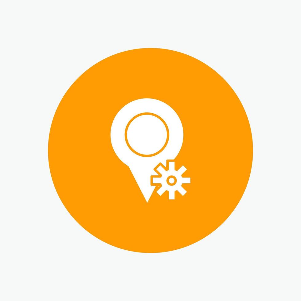 Location Map Settings vector