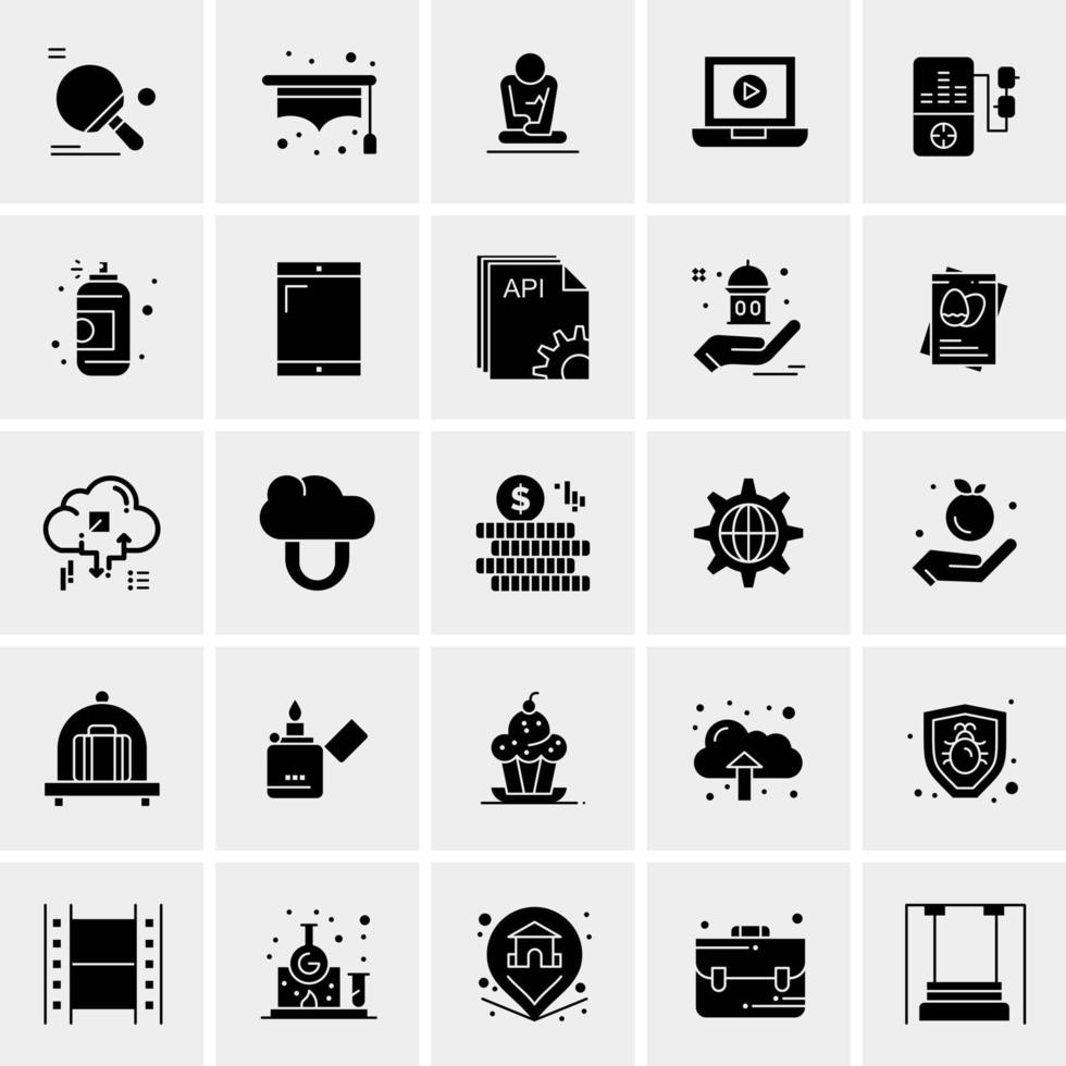 25 Universal Business Icons Vector Creative Icon Illustration to use in web and Mobile Related project