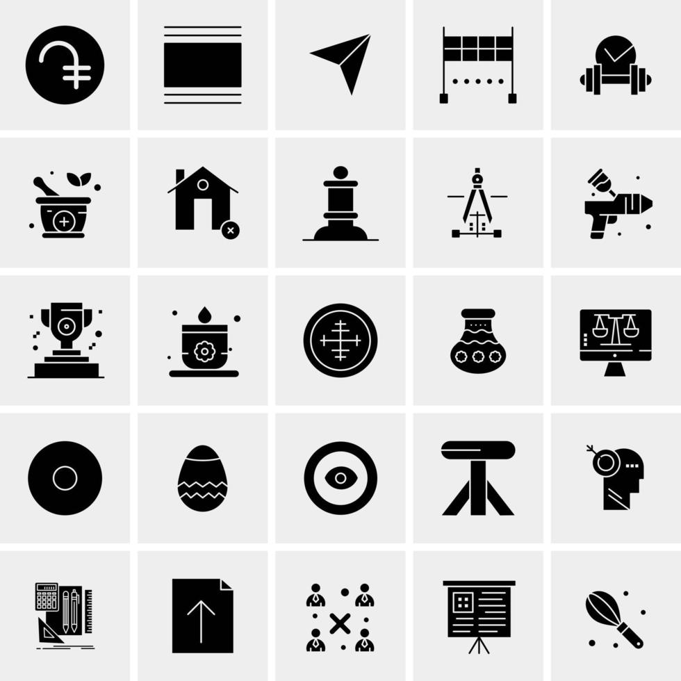 25 Universal Business Icons Vector Creative Icon Illustration to use in web and Mobile Related project