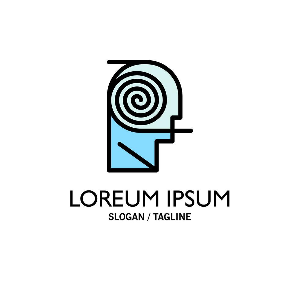 Better Comprehension Definition Learning Study Business Logo Template Flat Color vector
