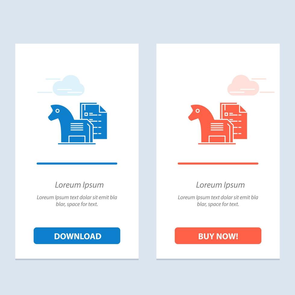 Strategy Advantage Business Chess Finance Tactic  Blue and Red Download and Buy Now web Widget Card Template vector